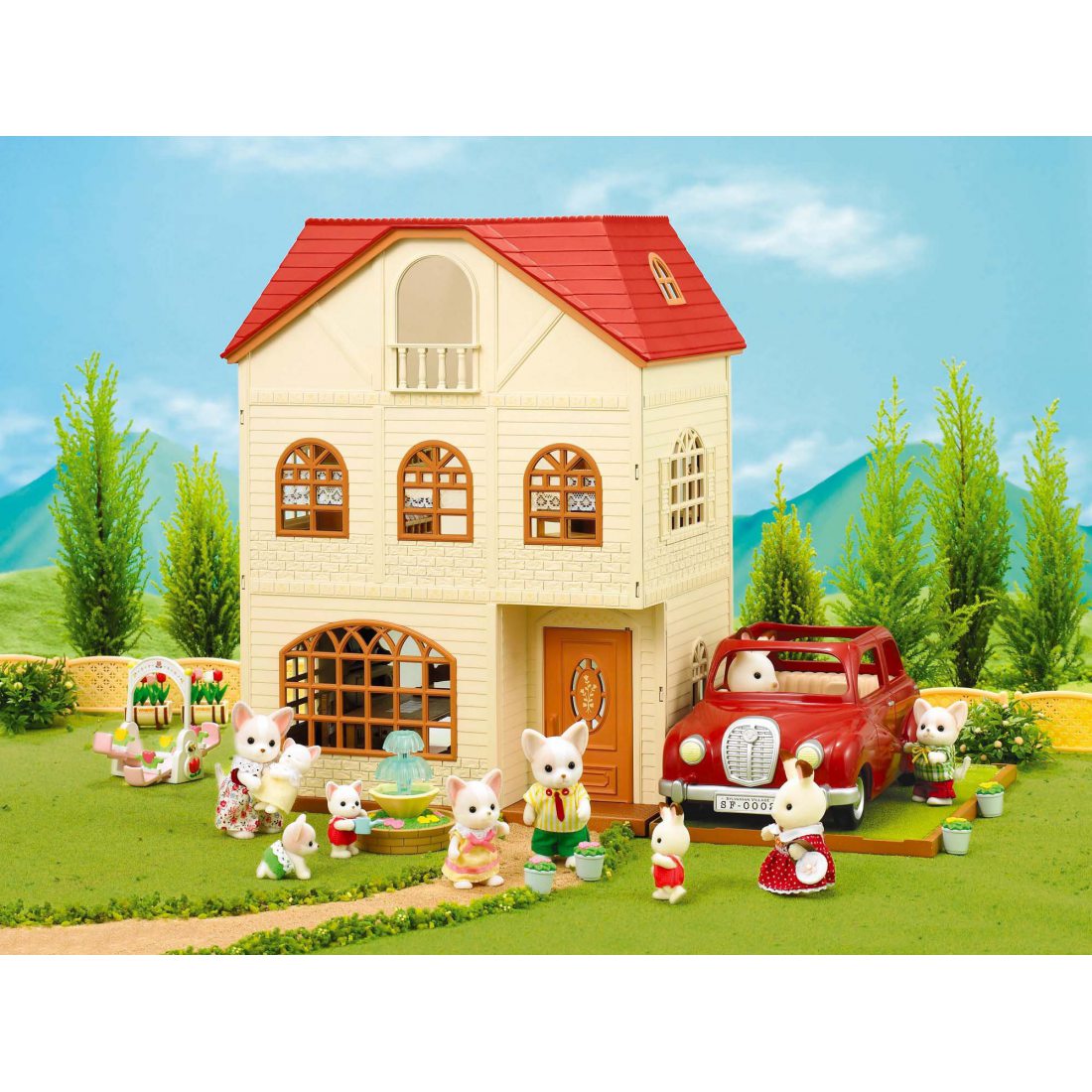 sylvanian maison 3 histoires